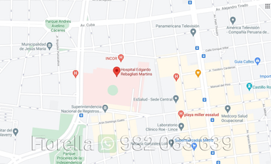Terreno venta en Provincia de Lima, Lince