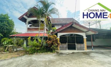 THAI STYLE HOUSE FOR RENT/SALE WITH LARGE LAND, SARAPHI CHIANG MAI