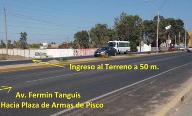 VENDO TERRENO HABILITADO PARA PROYECTOS INMOBILIARIOS, 62,490M2 EN SECTOR PICHINGA SAN MIGUEL, SAN ANDES PISCO, PERU