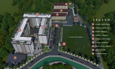 1 Bedroom condo unit w/ Balcony Facing Amenities near Airport for sale