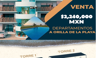 PREVENTA DE DEPARTAMENTOS VISTA AL MAR, PLAYA MIRAMAR