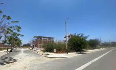 TERRENO EN VENTA –  EN ESQUINA -URB.BOULEVARD PARK PLAZA - CASTILLA-PIURA