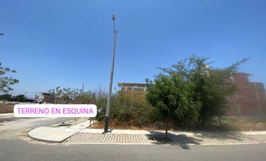 TERRENO EN VENTA –  EN ESQUINA -URB.BOULEVARD PARK PLAZA - CASTILLA-PIURA