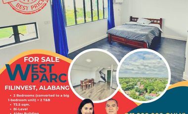 Rush Sale Spacious Bi-Level 2 Bedroom Unit at Alabang West Parc, Filinvest City