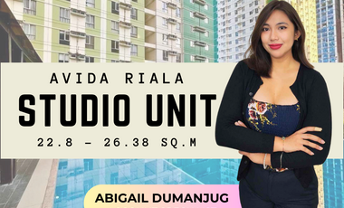 RFO Studio Unit For Sale, Tower 4, with swimming pool near Ayala Central Bloc I.T Park, Cebu City