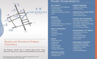 Lowest 1 Bedroom Condo For Sale in Roxas BLvd at Radiance Manila Bay - Southat P34,038 in 48 Months