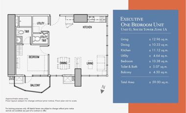 Lowest 1 Bedroom Condo For Sale in Roxas BLvd at Radiance Manila Bay - Southat P34,038 in 48 Months
