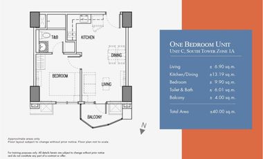 Lowest 1 Bedroom Condo For Sale in Roxas BLvd at Radiance Manila Bay - Southat P34,038 in 48 Months