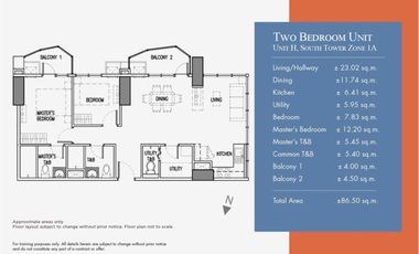 Lowest 1 Bedroom Condo For Sale in Roxas BLvd at Radiance Manila Bay - Southat P34,038 in 48 Months