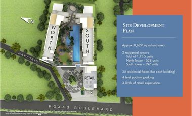 Lowest 1 Bedroom Condo For Sale in Roxas BLvd at Radiance Manila Bay - Southat P34,038 in 48 Months
