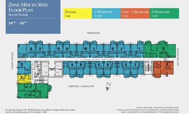 Lowest 1 Bedroom Condo For Sale in Roxas BLvd at Radiance Manila Bay - Southat P34,038 in 48 Months