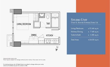 Lowest 1 Bedroom Condo For Sale in Roxas BLvd at Radiance Manila Bay - Southat P34,038 in 48 Months