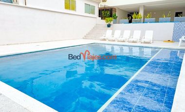 Aptos por dias de 2 habitaciones en el Rodadero con piscina