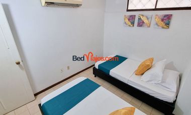 Aptos por dias de 2 habitaciones en el Rodadero con piscina