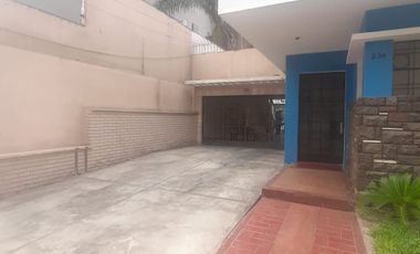 Casa terreno en Barranco con parámetros para 6 pisos