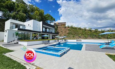 ALOJAMIENTO RURAL CASA CAMPESTRE LUJOSA EN ARRIENDO EJE CAFETERO PEREIRA