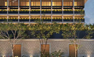 Departamento de lujo en venta en Mérida con terraza y amenidades