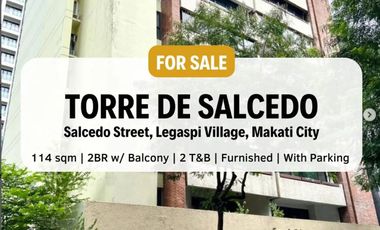 For Sale 2Bedroom Big Cut Torre De Salcedo Makati