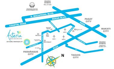 For Lease 2BR Condo Furnished near NAIA Sucat Paranaque Asteria Residences