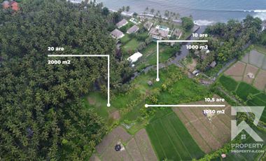 Beachside Land for Sale Freehold in Jasri Karangasem Bali