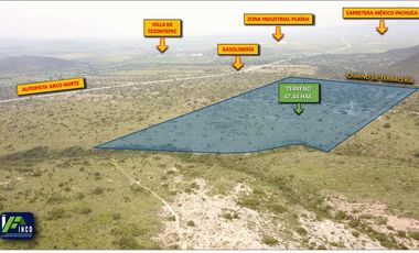 47.44 Hectáreas en Villa de Tezontepec, Hidalgo