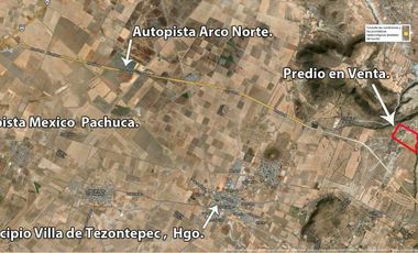 47.44 Hectáreas en Villa de Tezontepec, Hidalgo