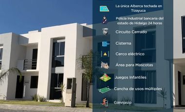 SE VENDE CASA CON AMENIDADES, ENTREGA INMEDIATA, TIZAYUCA, HGO.