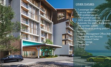 Premier Luxury 1-Bedroom Beach Front Condo Unit in Nasugbo, Batangas at The Residences at Terrazas De Punta Fuego