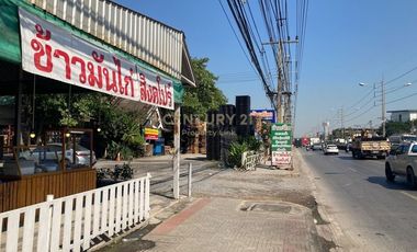 Urgent sale, purple area, good location on Setthakit Road, width 100 meters/34-La-66036