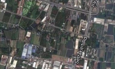 Urgent sale, purple area, good location on Setthakit Road, width 100 meters/34-La-66036