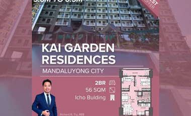 Kai Garden Residences 2BR Two Bedroom Near Makati CBD and A. Boni Ave. FOR SALE C095