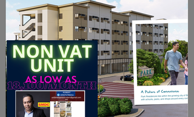Park Residences in Sta. Rosa Laguna Non Vat units