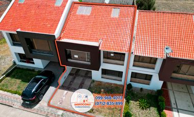 Hermosa casa por estrenar en condominio, Sector Molinopamba Alto C1266