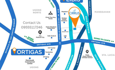 FOR SALE/RENT TO OWN CONDO IN PASIG | BRIDGETOWNE | CIRRUS RESIDENCES | STUDIO UNIT | NEAR MRT 4