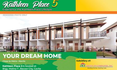 Pre Selling Townhouse for sale in Molino Bacoor Cavite
