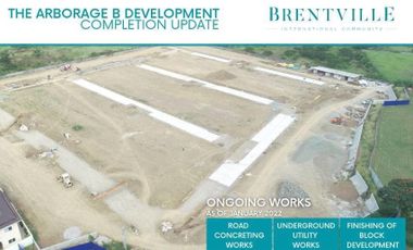 Residential lot for sale in binan laguna brentville international community
