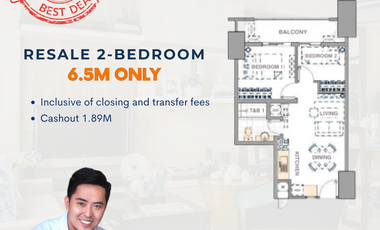 Fairlane Residences 2BR Two Bedroom 5 mins to BGC FOR SALE C057C
