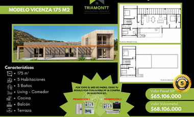 Modelo Vicenza 175m2