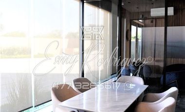 DEPARTAMENTO EN RENTA, AMUEBLADO, EXCLUSIVO RESIDENCIAL DE MAYOR LUJO VERTICAL EN ZONA SURESTE DE LEÓN, ENTREGA INMEDIATA, 10,000 m2 DE AMENIDADES DE