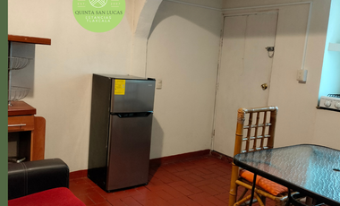 Departamento tipo estudio amueblado en renta