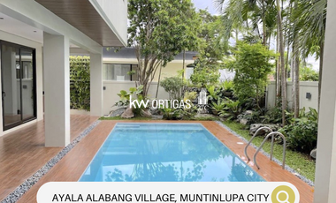 Renovated House with Pool for Sale in Ayala Alabang Village, Muntinlupa