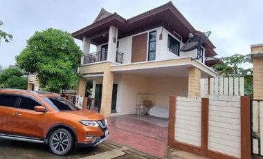 For sale, rent, 2-story detached house, Baan Sirin project, Pattaya.