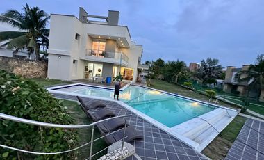 Casa con vista al mar en salgar, puerto colombia.