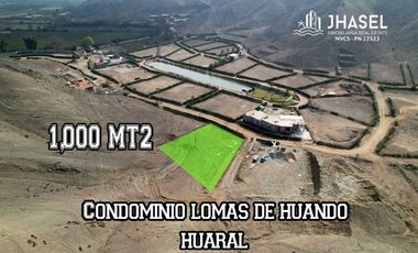 Terreno en venta de 1,000 m2 en Huaral en Condominio Lomas de Huando
