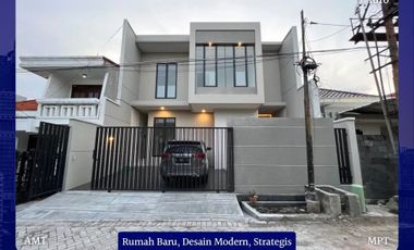Rumah Baru Desain Modern Manyar Tirtoasri Surabaya 3.95M Strategis