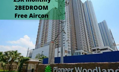 RFO 50sqm 25K Monthly Pioneer condo 2BR Rent Own For Sale Shaw Greenfield Shang-rila