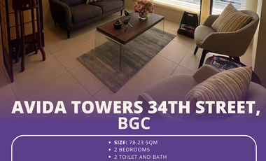 Avida Towers 34th Street, BGC - For LEASE