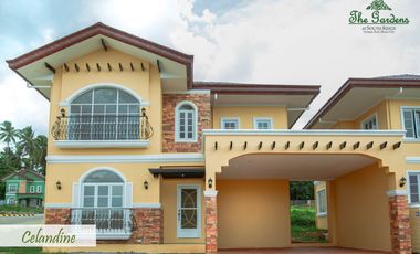 Elegant and Spacious Celandine House Model at The Gardens at South Ridge in Catigan Toril Davao City