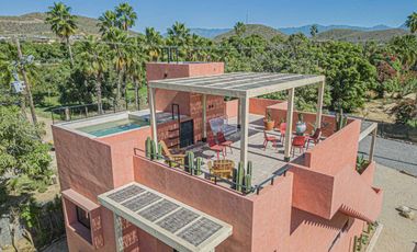 Casa con vista al mar, Rooftop, alberca, en venta, El pescadero, Todos Santos