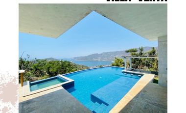 Villa en venta de 4 recámaras con alberca en Acapulco